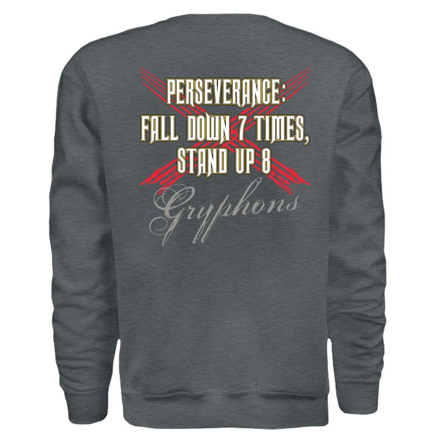 DARK HEATHER - SF000 - BACK