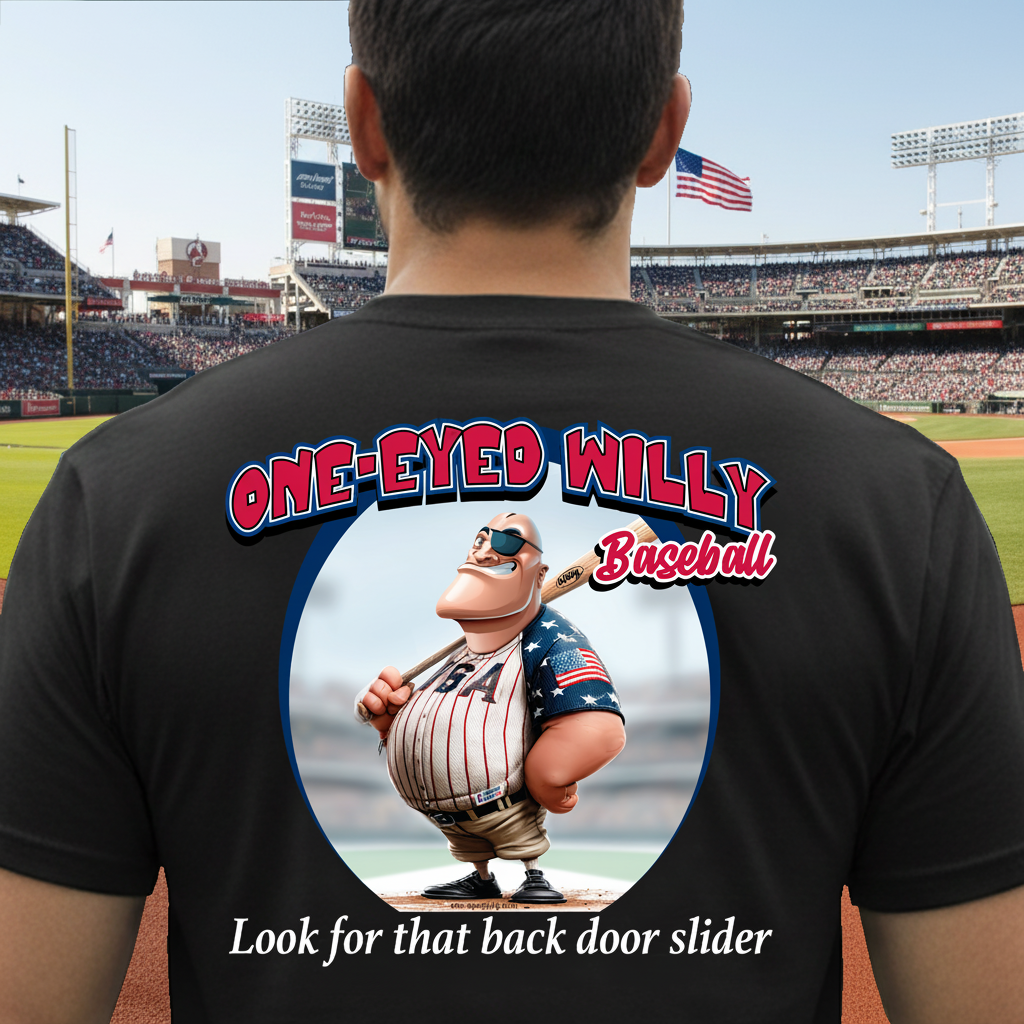 OEW Baseball USA Lifestyle - Stadium with American Flag