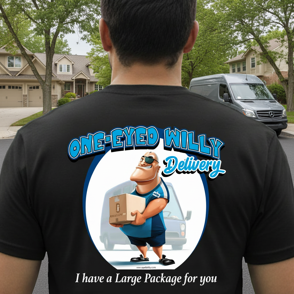 One-Eyed Willy Delivery - Sprinter Van & Residential Background
